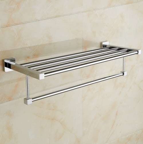 Polished Chrome Towel Rack Nameeks NCB49